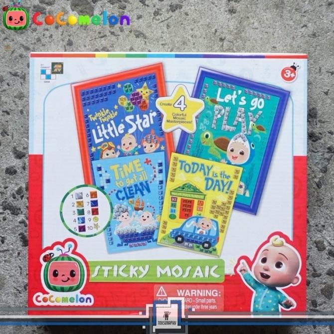 

Cocomelon Sticky Mozaic Sticker Mozaik DIY Stiker Anak Prakarya ORI