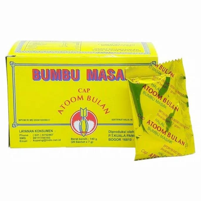 

Bumbu Masak Cap Atoom Bulan / Atom Bulan (isi 20 sachet) nUg