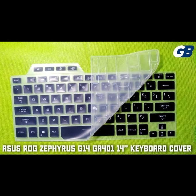 TERSEDIA Asus ROG Zephyrus G14 GA401 14 inch Laptop Keyboard Protector Cover