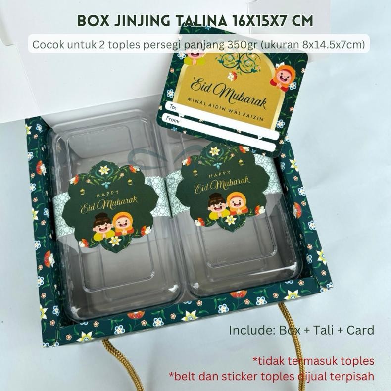 

5 Set Box Jinjing Talina 16x15x7 cm Dus Idul Fitri