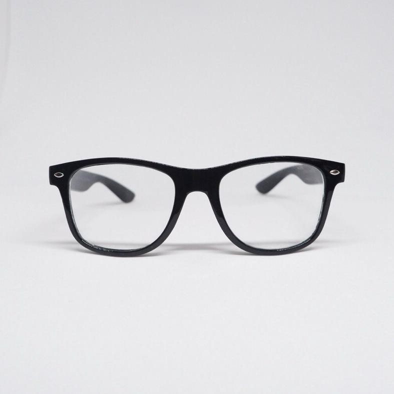 yui-7 COD Frame Kacamata Wayfarer RB Space Kacamata RbSpace Kaca Bening KT005 Sale Hemat