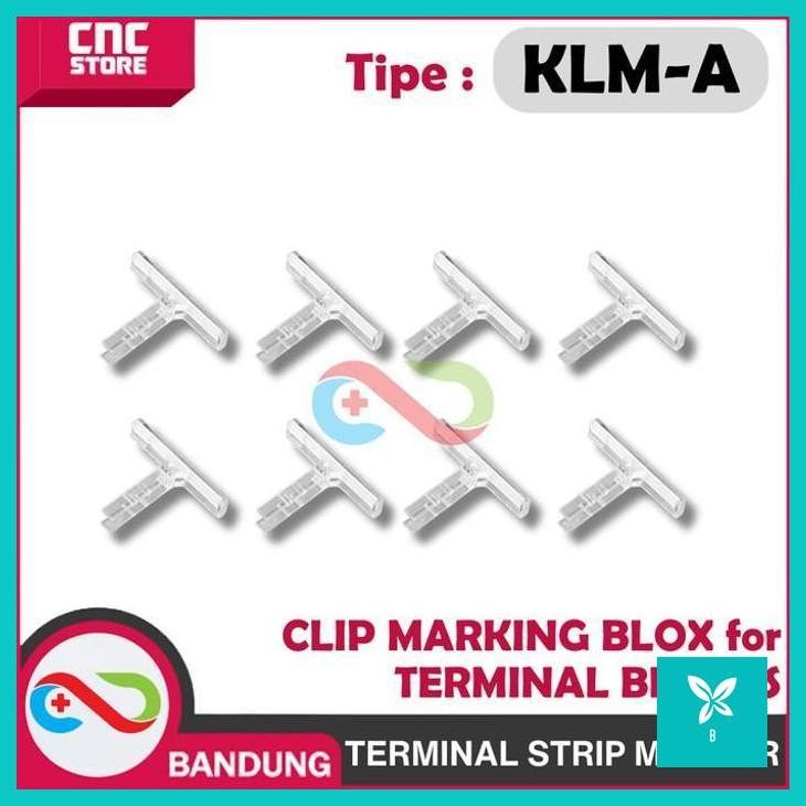 

| CNS | TERMINAL STRIP MARKER KLM-A (JKLM-A) CLIP - MARKING BLOX KLM-A STOPPER E/FJ1 FOR TERMINAL BLOCKS