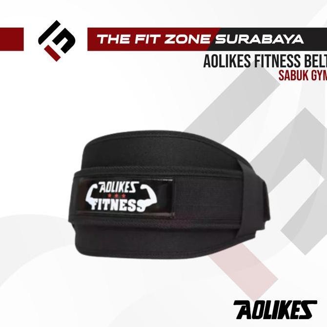 Ori - AOLIKES Sabuk Gym Fitness 7983 Belt HIGH Quality Olahraga Hitam