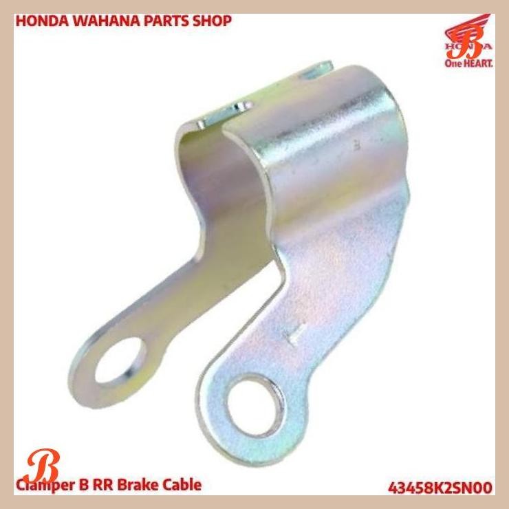 [HWP] Klem B Kabel Rem Belakang (Clamper B RR Brake Cable) Honda Vario 160 43458K2SN00