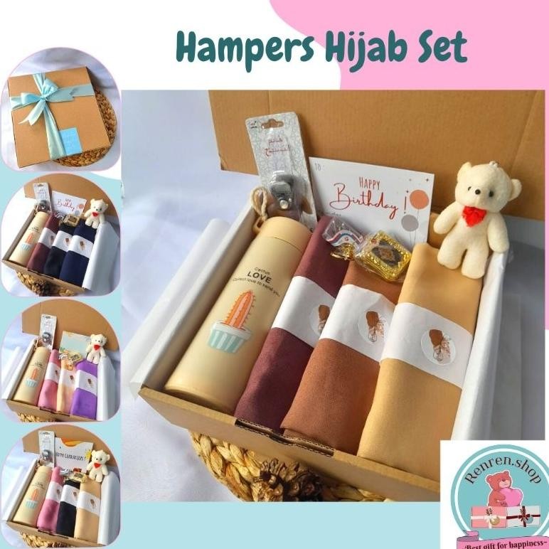 

KADO HAMPERS GIFTBOX HIJAB BELLA SQUARE MURAH KADO WISUDA HADIAH