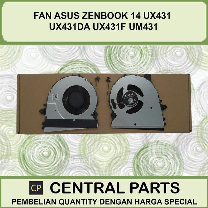 Fan Laptop Asus Zenbook 14 Ux431 Ux431Da Ux431F Um431 New Stok