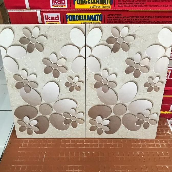 Keramik dinding 25x40 motif bunga/ keramik dinding dapur/ kamar mandi