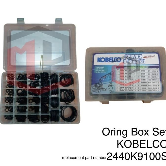 Oring Box Kobelco 2440K9100S O-Ring Kobelco Oring Set Sk Oring Box Sk New Stok