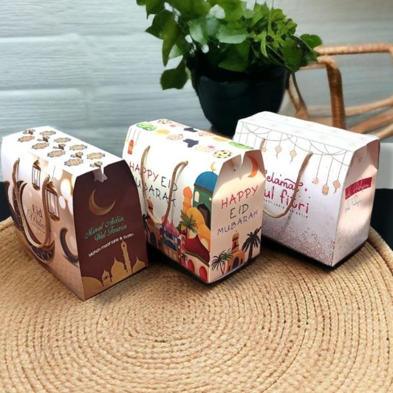 

PAKET 10 PCS BOX HAMPERS LEBARAN / PAPER BAG IDUL FITRI / PAPER BAG HAMPERS EDISI IDUL FITRI