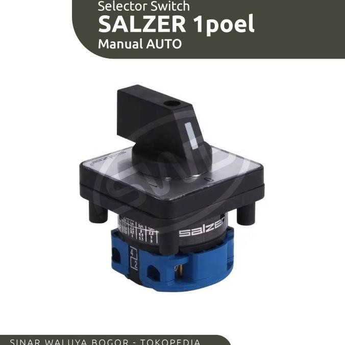 Selector Switch Salzer 1Poel Manual Auto New Stok