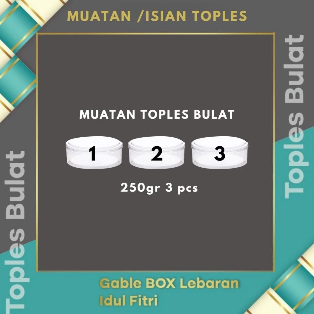 25pcs Gable Box Lebaran Tali jinjing/ Box Hampers Kue Kering Idul Fitri Toples Bulat / WHITE PINK (P