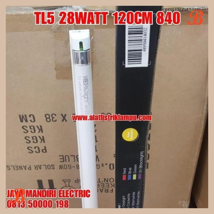 [JME] LAMPU TL5 NERO 28W 840 / T5 NEROLIGHT 28 WATT 28WATT 28 W COOL WHITE