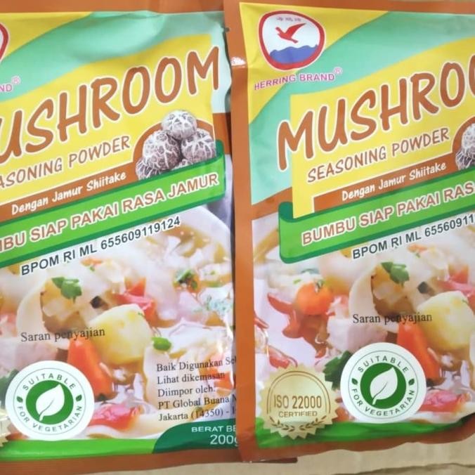 

Kaldu Jamur / Mushroom Seasoning Powder SU Brand 200g Merk Herring nUg