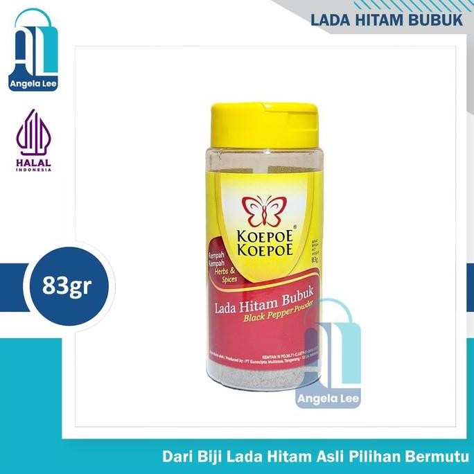 

Koepoe Koepoe Lada Hitam Bubuk Black Pepper Powder 83gr Halal nUg