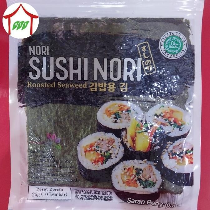 

Nori Sushi Nori Seaweed Rumput Laut 10 Lembar nUg