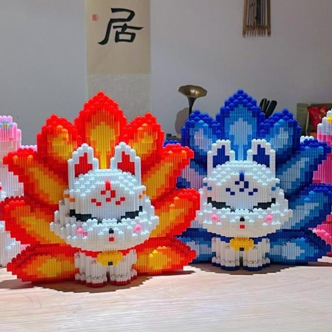 3D Nano Blocks Jumbo Building Block Balok Susun Besar Diy Toys Micro Blocks Mikro Blok Karakter Nine