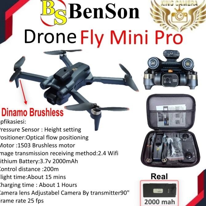 Sale Benson Drone Fly Mini Pro 4K Camera Motor Brushless / Drone Mini