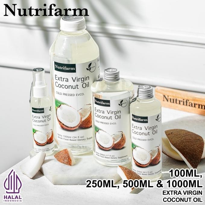 

EXTRA VIRGIN COCONUT OIL VCO MINYAK KELAPA 100ML 250ML 500ML 1000ML nUg
