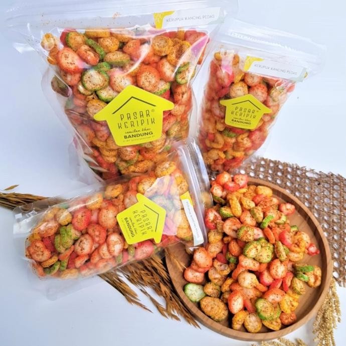 

Pasar Keripik Kerupuk Bawang Pedas size Besar nUg