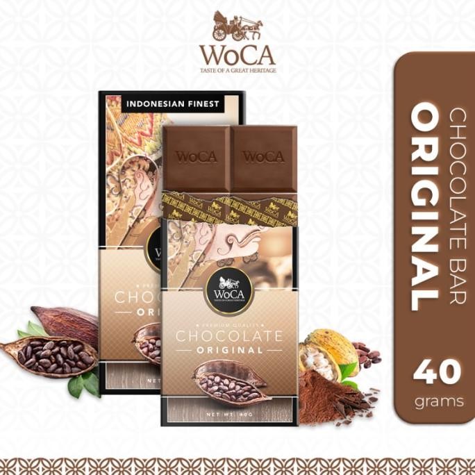 WoCA Cokelat Original Premium Chocolate Bar 40 gram nUg