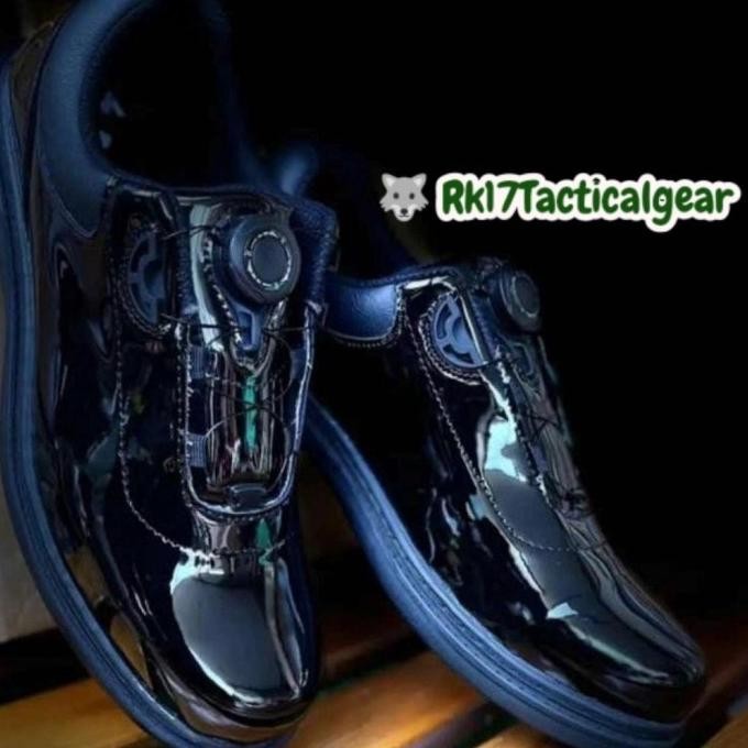 ORIGINAL SEPATU PDH TALIPUTAR WEBEST TNI POLRI KULIT KILAP ASLI