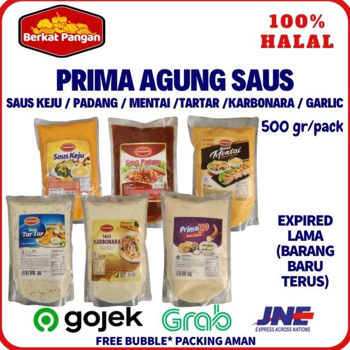 

Prima Agung Saus Keju / Mentai / Tartar / Garlic / Karbonara 500gr nUg