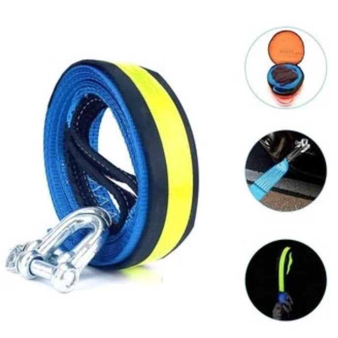 Grosir Tali Kabel Derek Towing Tarik Mobil Truk 5 Meter 8 Ton Emergency