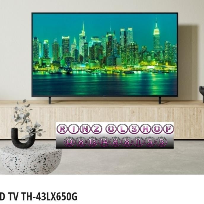 LED TV PANASONIC TH-43LX650G SMART ANDROID TV UHD 4K DIGITAL 43LX650