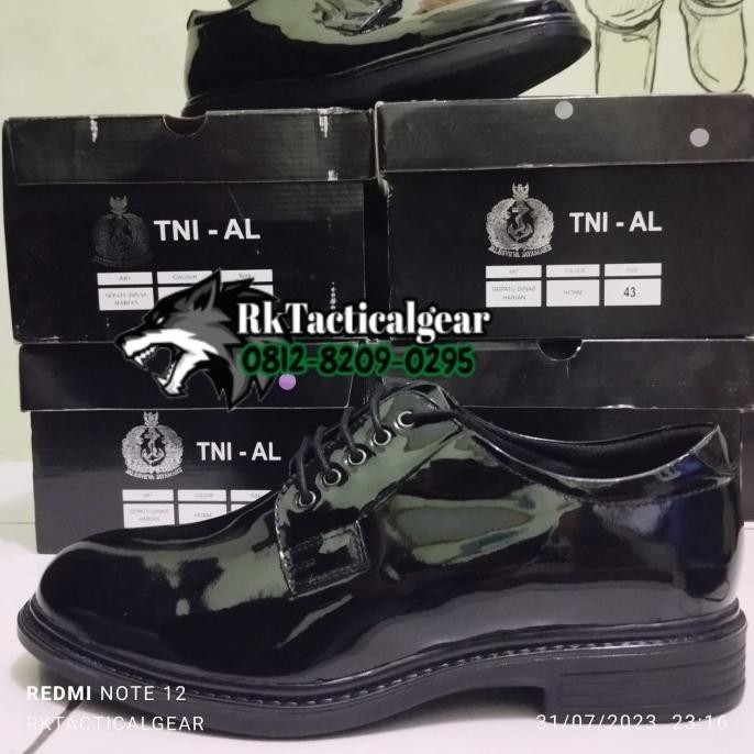 (ORIGINAL) Sepatu PDH JATAH TNI AL AD AU Bocorocco, RCH Premium & MAAS