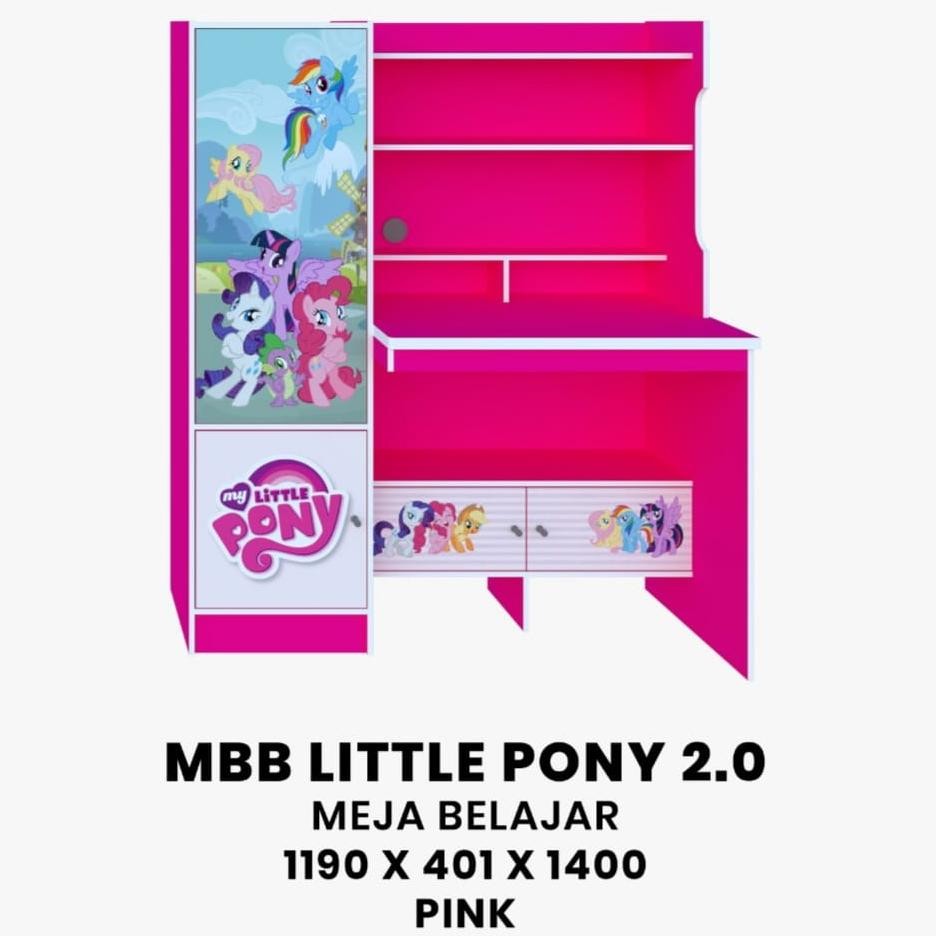 

(CARGO) OLYMPIC MEJA BELAJAR ANAK MBB LITTLE PONY MEJA TULIS KIDS LEARN TABLE CHILDREN STUDY DESK KAYU