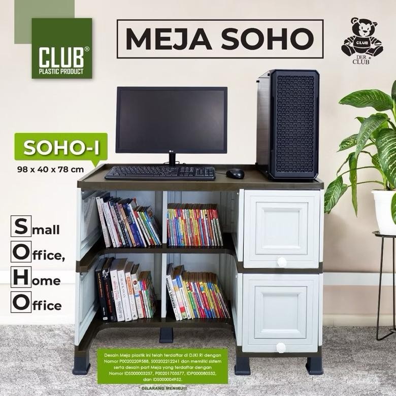 

CARGO - CLUB MEJA KERJA KANTOR / MEJA BELAJAR ANAK / CLUB MEJA SOHO-I SET 1