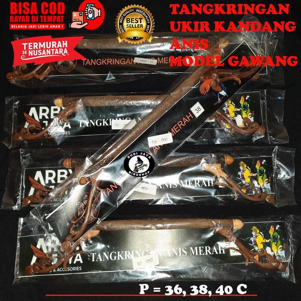 h-4 Best Seller TANGKRINGAN UKIR KAYU ASEM ASAM BURUNG KACER CUCAK HIJAU CENDET UNTUK PANGKRINGAN KA