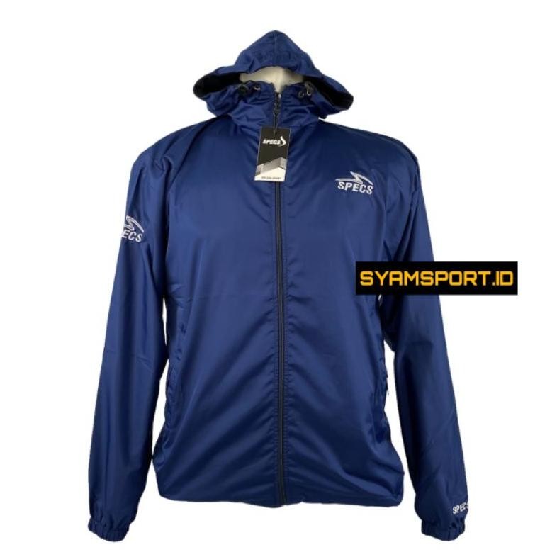 Sale GB29 Jaket Parasut Pria Sport Grade Ori Full Parasut Logo Bordir Saku Resleting / Jaket Running