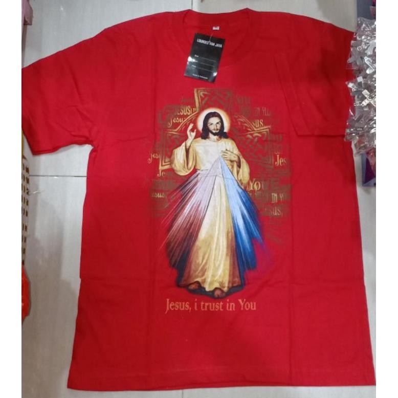 h-4 uy-23 Kaos Oblong Rohani Gambar Yesus Kerahiman - Kaos Rohani Termurah Terlaris