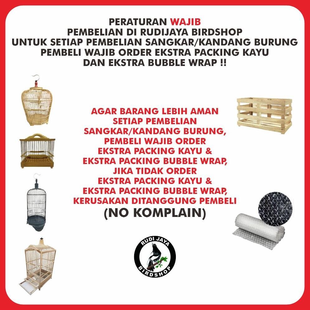 Mega Sale jg-8 SANGKAR KECIL KOTAK KAYU PERSEGI 20X20 UNTUK KANDANG BURUNG KECIL PLECI SIRTU PRENJAK