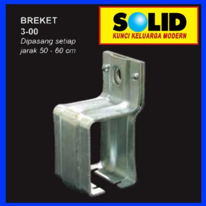 Breket Rel Garasi Solid / 3-00