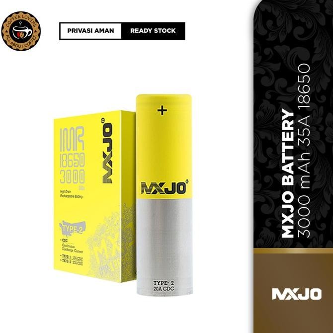 (DIJAMIN ORI) Baterai MXJO 3000mAh 18650 - Battery MXJO 3000 mAh 18650 100% Authentic Batrai Batere 
