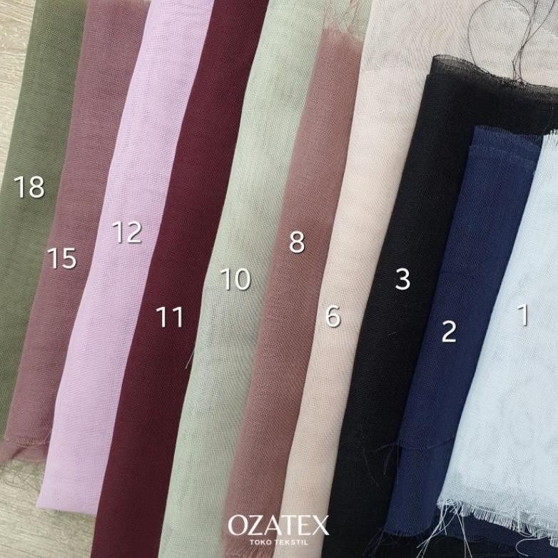 Super Sale Kain Paris Jepang Premium Meteran / Potongan Bentuk Hijab