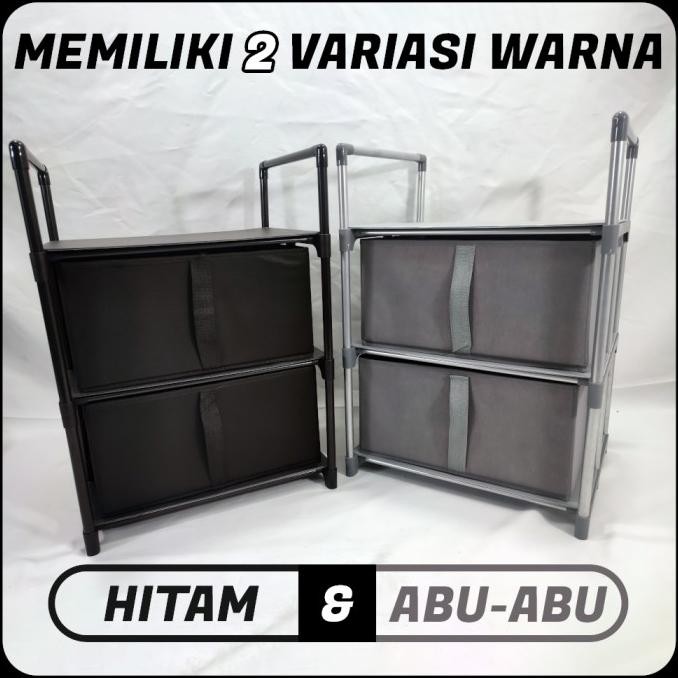 Penyimpanan barang lemari kecil storage warna simple rak storage