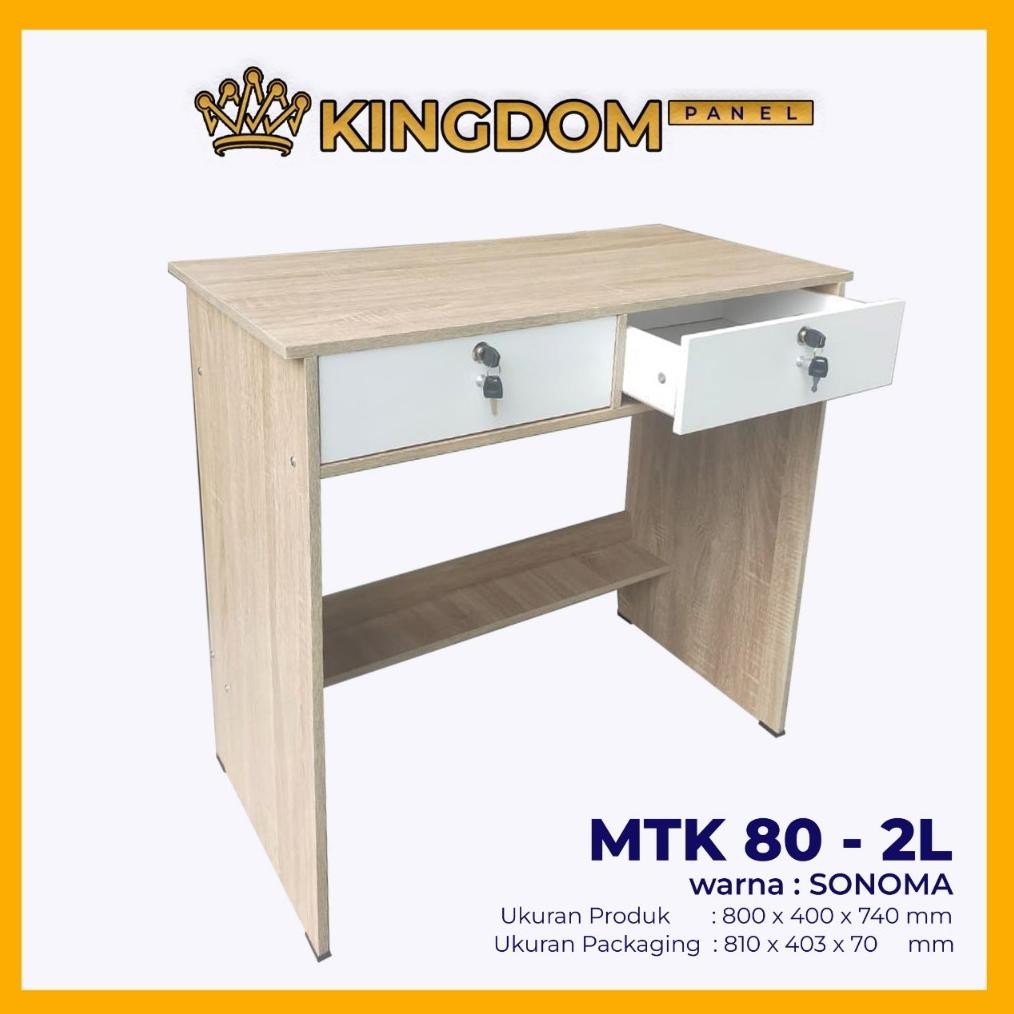 Meja Kerja Kayu Minimalis Modern Aesthetic