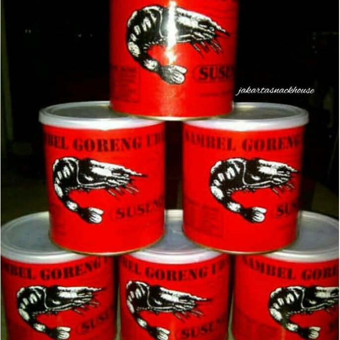 

Grosir Sambal Goreng Udang Pedas Suseno Kaleng Lampung