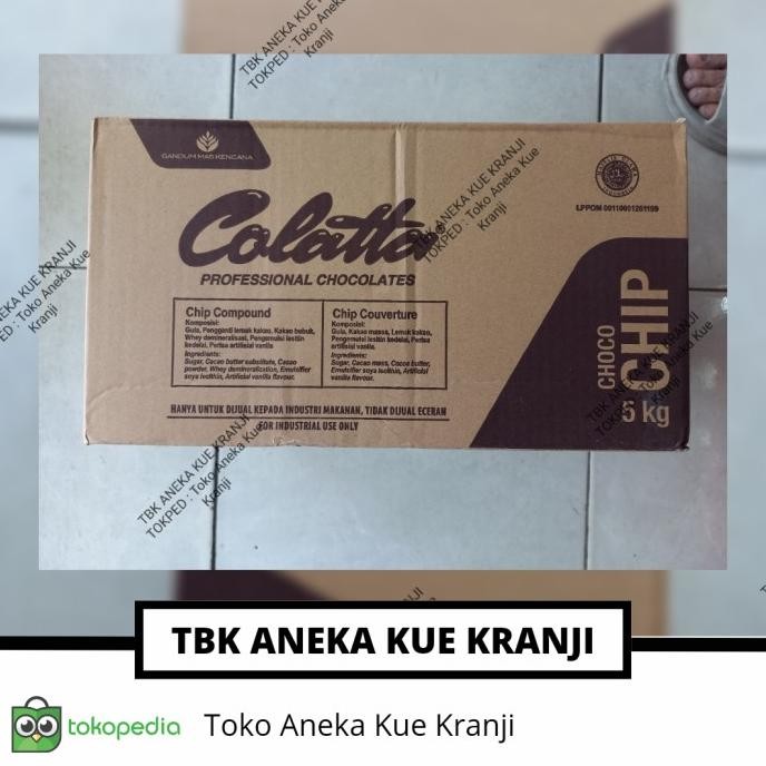 

colatta choco chip 5 kg dus chips cokelat muncung karton liquid