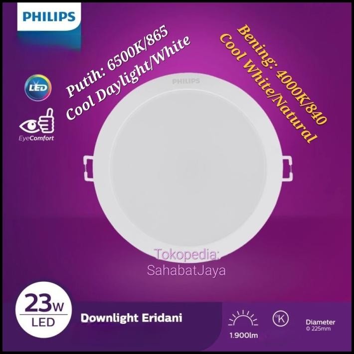 Lampu Philips Eridani Led Downlight 23W / 23 Watt