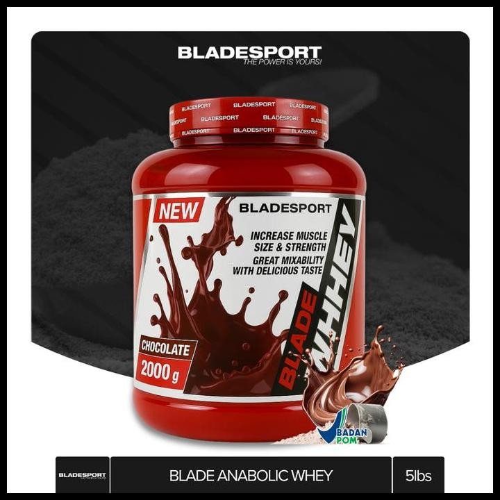 Terlaris Bladesport Blade Anabolic Whey 5 Lbs Whey Protein Good Quality