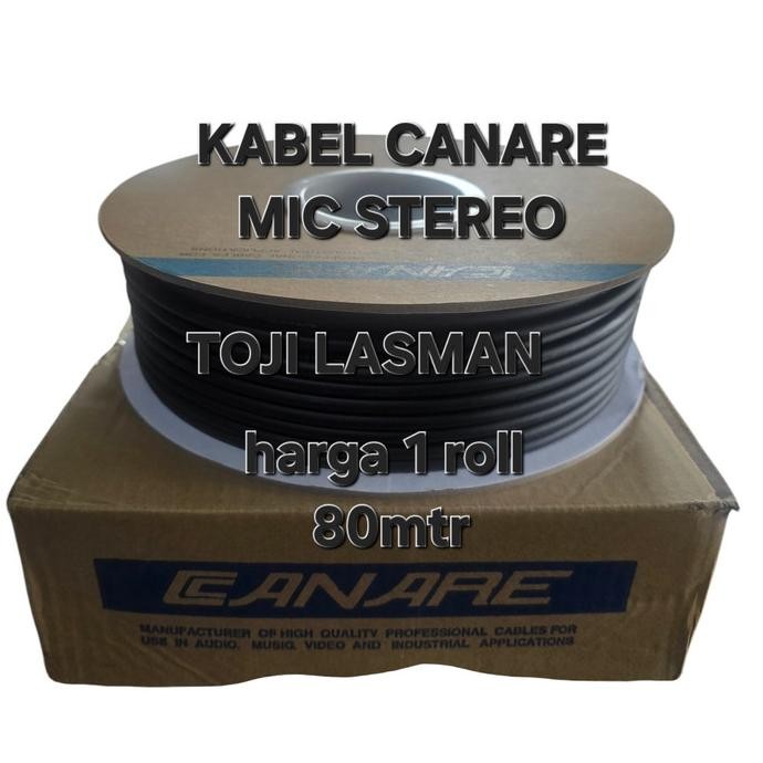 Baru ( KABEL MIC CANARE 1 ROLL )    use for  CABLE MICROFON MIXER GITAR XLR AKAI SPIKON geisler  kit