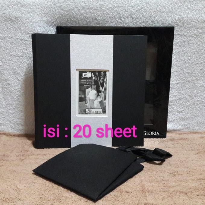 

album foto Gloria/magnetic/3R-10R jumbo/potrait/isi 20 sheet SS8