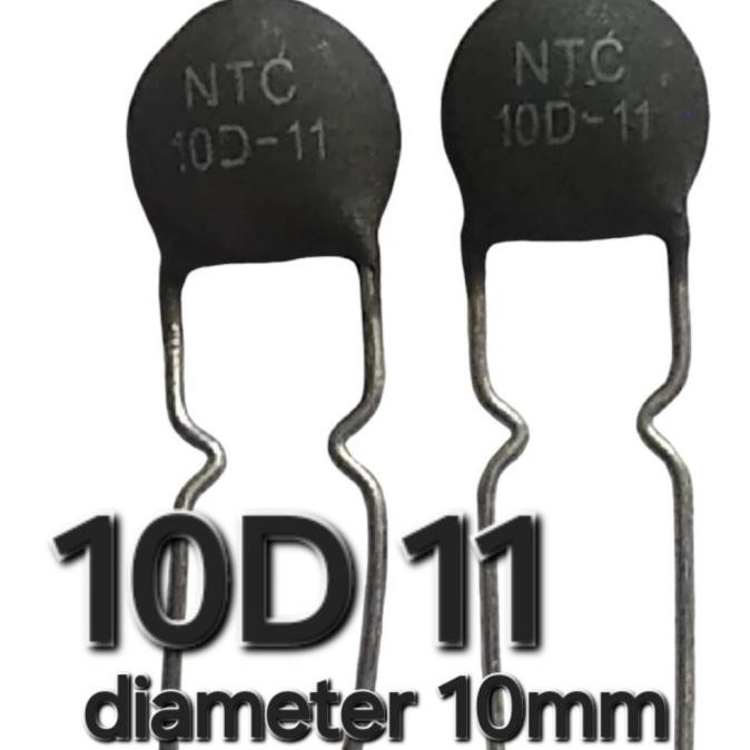 Diskon ( NTC ) hitam 2p kaki 2 Negative Temperature Coefficient  Temperature Coefficient thermis ter