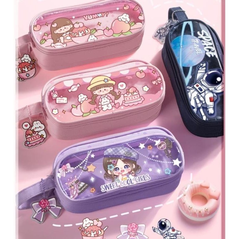 

Kotak Pensil Anak Sekolah /Tempat Pensil Anak Sekolah Premium liquid