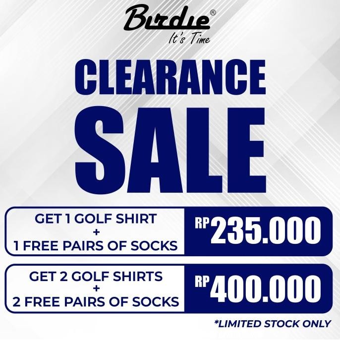 Baju Golf Shirt Series Original Birdie