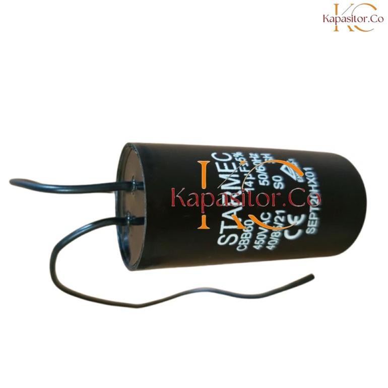 Kapasitor Mesin Cuci Polytron 1 Tabung cbb60 14uf | Kapasitor Mesin Cuci Polytron 1 Tabung cbb60 14u